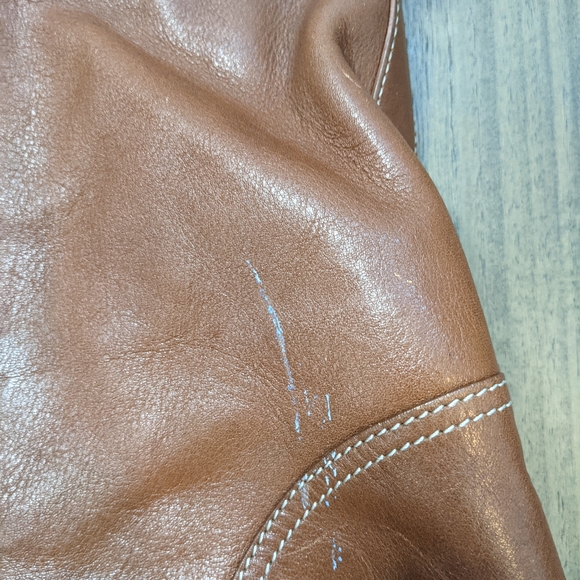 Fossil Brown Leather Shoulder Bag - Picture 6 of 9